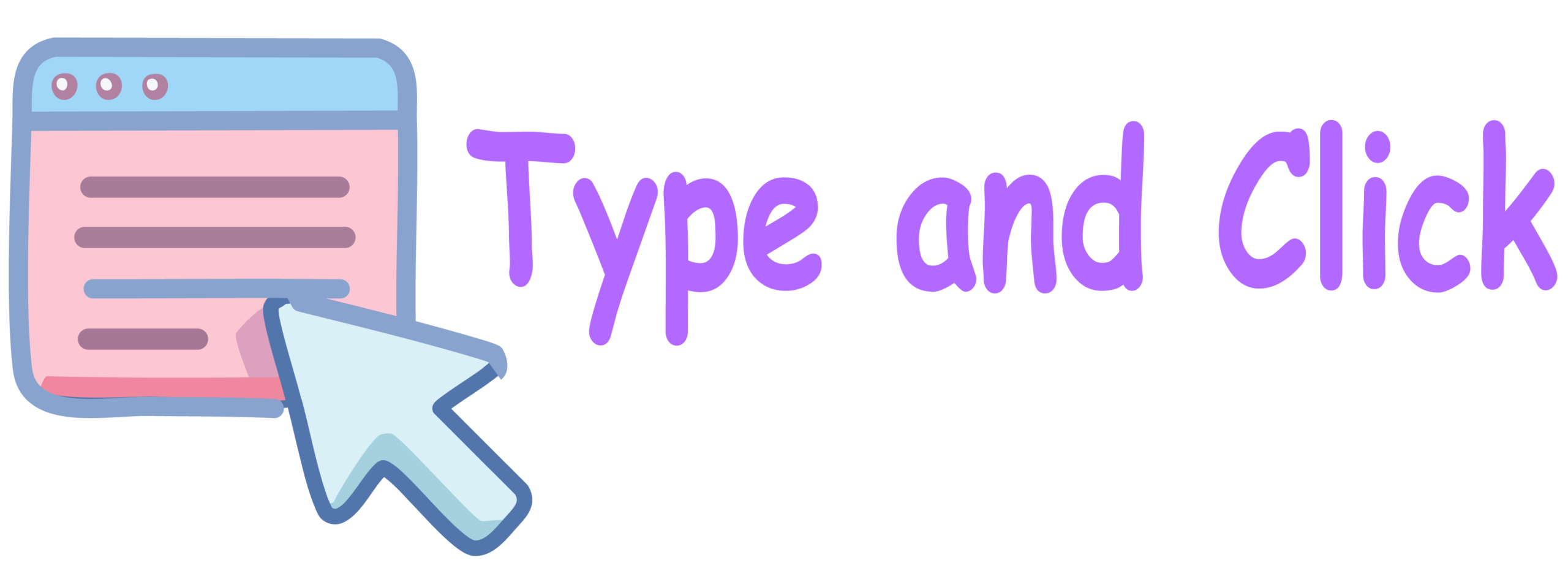 Type and Click